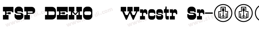 FSP DEMO   Wrcstr Sr字体转换